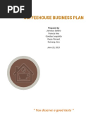 Coffeehouse Business Plan: " You Deserve A Good Taste "