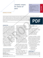 Proof: The Anterior All-Ceramic Crown: A Rationale For The Choice of Ceramic and Cement