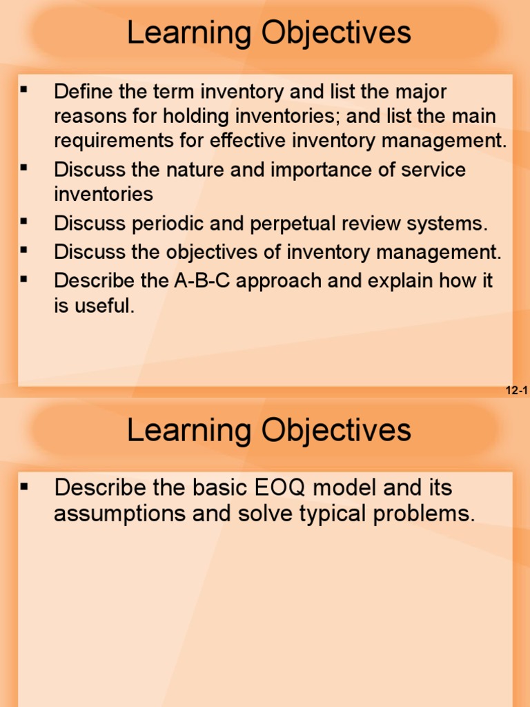 Effective Inventory Management Strategies | PDF | Inventory | Demand