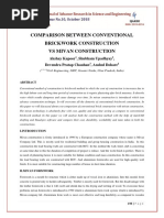 Comparison Between Conventional Brickwork Construction Vs Mivan Construction