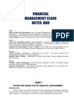 Financial Management HND