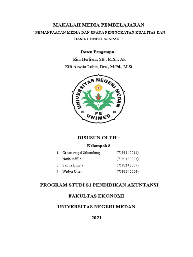Makalah Media Pembelajaran Kelompok 8 Pdf