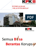 Internalisasi Nilai Nilai Integritas