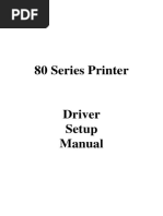 Driver Setup Manual