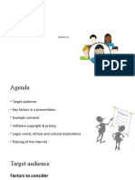 Audiences IGCSE ICT Summary