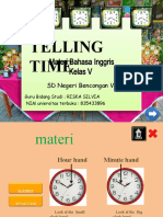 Telling Time: Materi Bahasa Inggris Kelas V