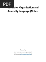 Computer Organization and Assembly Language (Notes) : Prepared by Umer Naeem (Umer - Naeem@ucp - Edu.pk) Arif Mustafa