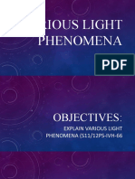 Various Light Phenomena..