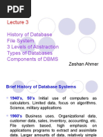 Lecture 3 - History of Database, Types of Databases, Components of DBMS