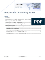 Using The SmartTrack Battery System (Rev B)