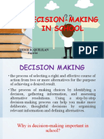 Chapter 10-Decision-Making in School