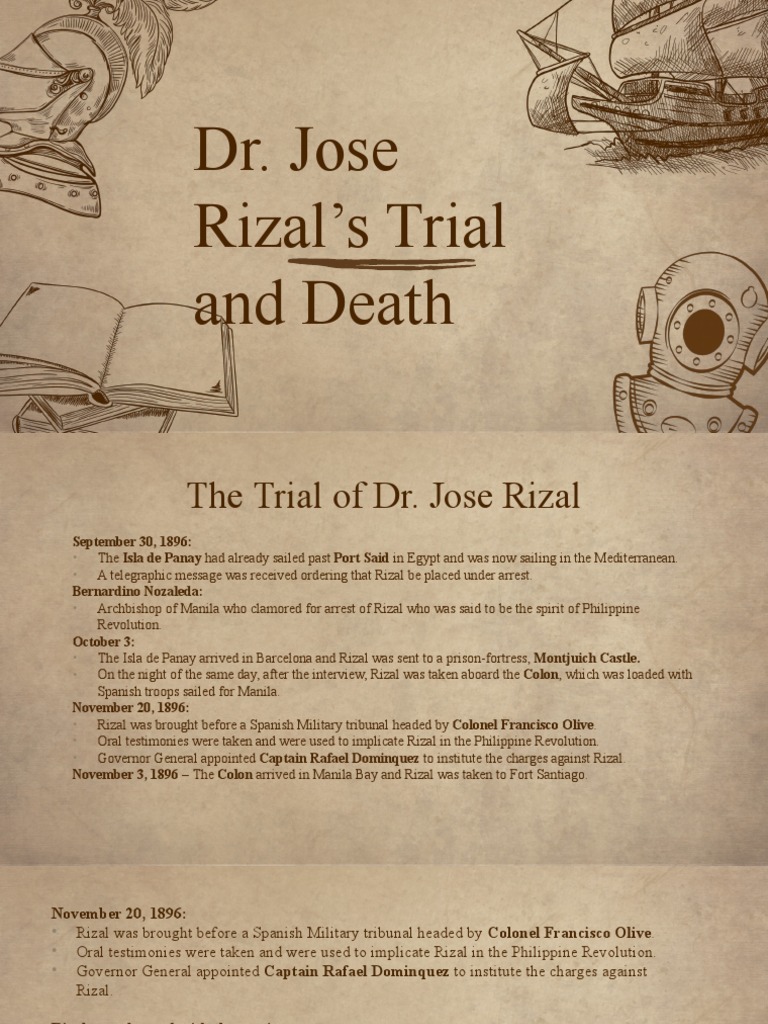 Rizal's Arrest, Trial, and Execution | PDF | Philippines