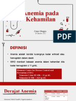 Pembekalan - ANEMIA PADA IBU HAMIL - 18 Oktober 2021