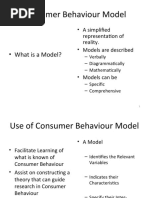 Consumer Behaviour Model VI Sem