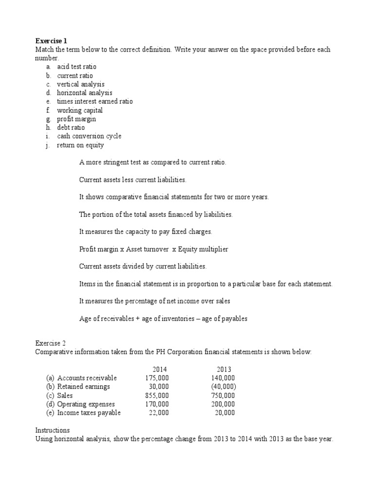 3 - FS - Exercises - Questions | PDF | Equity (Finance) | Retained Earnings