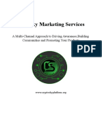 Service Paper of Blockchain Marketing Development