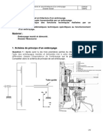 Embrayae Butee Effort Calcule