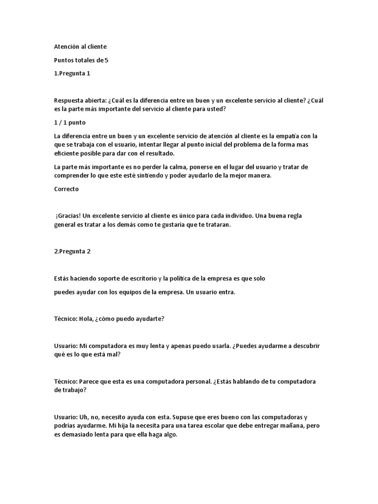 Mejores Prácticas en Atención al Cliente | PDF | Contraseña | Servicio ...