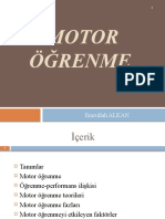 Motor Öğrenme