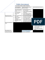 Wildfire Entertainment: Case Study Analysis Graphic Organizer