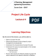 Project Life Cycle: Project Planning, Management & Engineering Economics