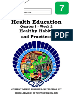 Health7 Q1 CLAS2 Week2 Healthy Habits and Practices v5 RHEA ANN NAVILLA