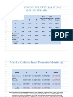 Menghitung Analisis Tabel Io Menggunakan Excel