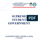 Supreme Student Government: (Constitution and by Laws)