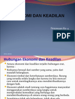 Ekonomi Dan Keadilan