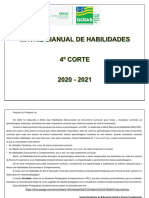 MATRIZ BIANUAL DE HABILIDADES 2020-2021 ENSINO FUNDAMENTAL 4º CORTE