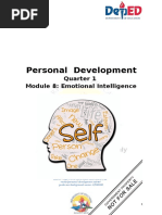 Personal Development: Quarter 1 Module 8: Emotional Intelligence