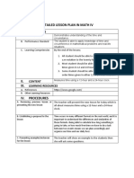 Detailed Lesson Format Grade 4