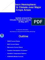 Southern Hemisphere: Weather & Climate Over Major Crops Areas