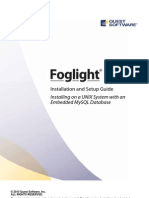 Foglight Install Unix Embedded Mysql