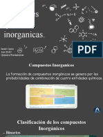 Israel Cuero Presentacion Quimica Compuestos Organicos e Inorganicos