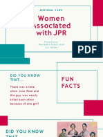 Women Associated With JPR: Jose Rizal'S Life