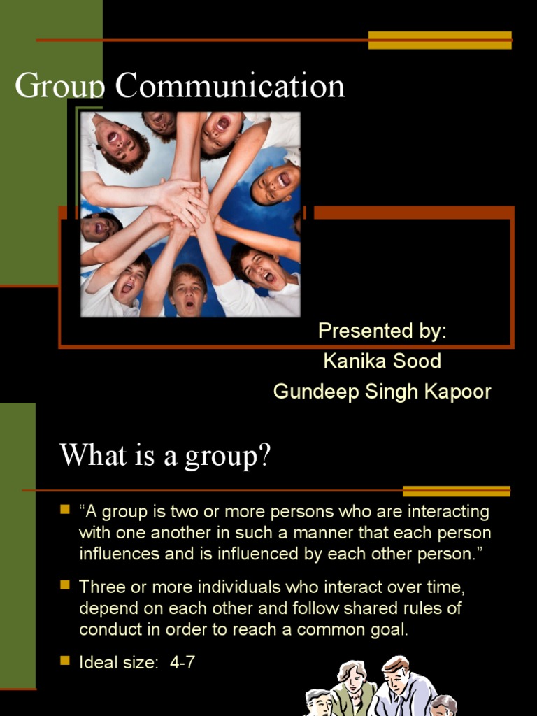 original case study about group communication