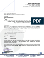 Surat Izin Kegiatan Prolanis Puskesmas Sidoan