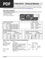 V100-17-ET2, V100-S-ET2 Ethernet Module