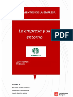 Actividad 1 - Ud. 1 - La Empresa y Su Entorno - Fundamentos de La Emrpesa - Grupo 8