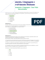 ASs - Pensamento, Linguagem e Desenvolvimento Humano - Cruzeiro Do Sul