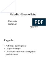 Maladie Hémorroïdaire