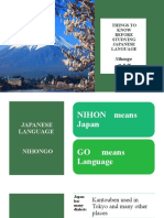 Things To Know Before Studying Japanese Language: Nihongo