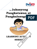 Edukasyong Pangkatawan at Pangkalusugan 4: Learning Activity Sheet