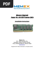 M100741G MAI Memex Memory Upgrade For Fanuc 16 18