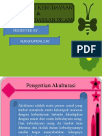 Akulturasi Kebudayaan Islam