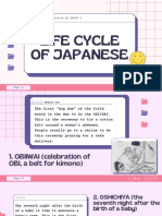 Life Cycle of Japanese: Presentation by GROUP 3