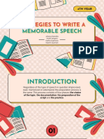 Strategies to Write a Memorable Speech Group 4(2)