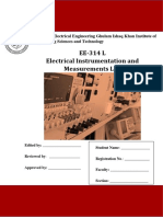 Electrical Instrumentation and Measurements Lab Manual Updated