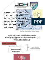 Aspectos Teoricos y Estrategias de Intervención